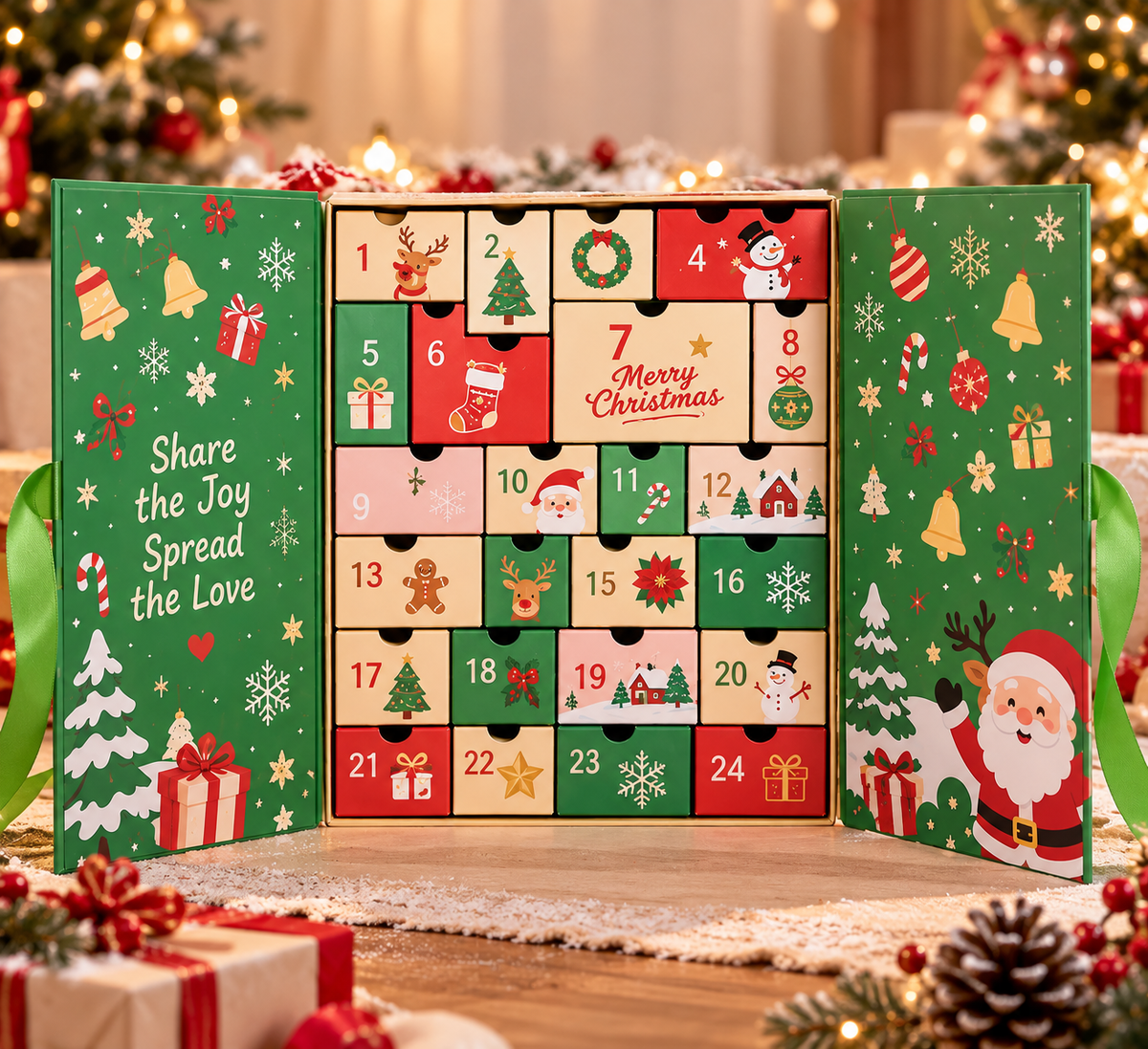 🎁✨ 24-Day Mini Tequila Bottle Advent Calendar – Holiday Countdown, Bar Decor & Collector Gift