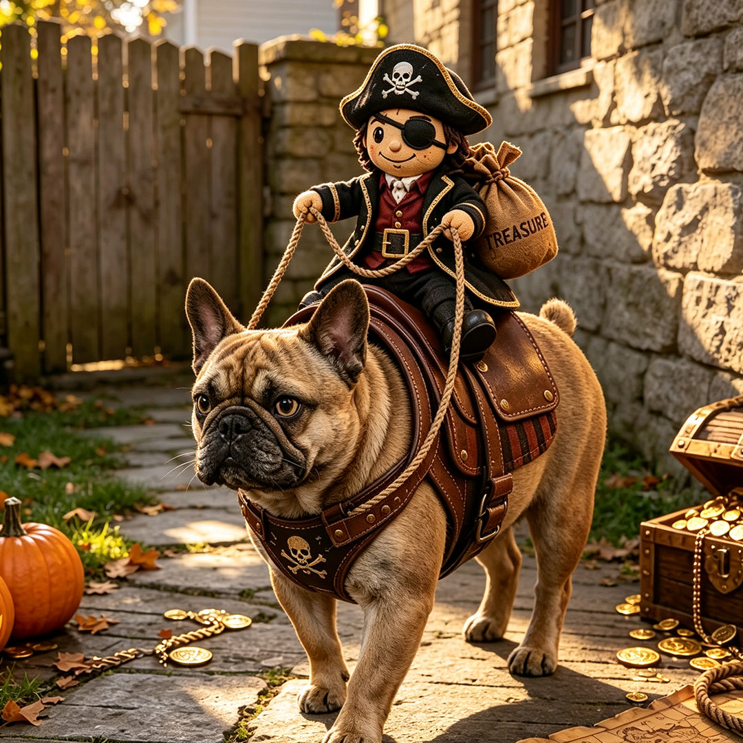 Puptailor Headless Horseman Pet Halloween Costume for Cat & Dog
