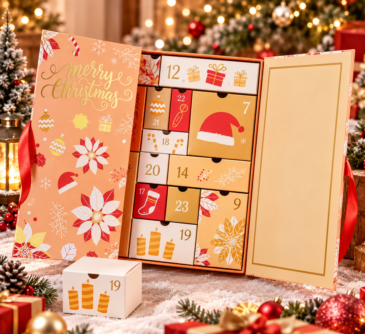 🎁✨ 24-Day Mini Tequila Bottle Advent Calendar – Holiday Countdown, Bar Decor & Collector Gift