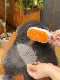 Steamy Pet Brush - 3-in-1 Grooming & Massage Comb for Cats & Dogs