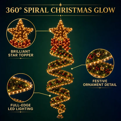 🎄Christmas Magic Spiral Hanging LED Light Collection