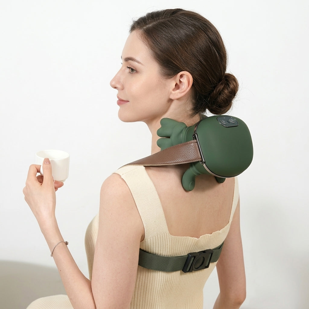 Cordless 4D Bionic Heated Neck & Shoulder Massager