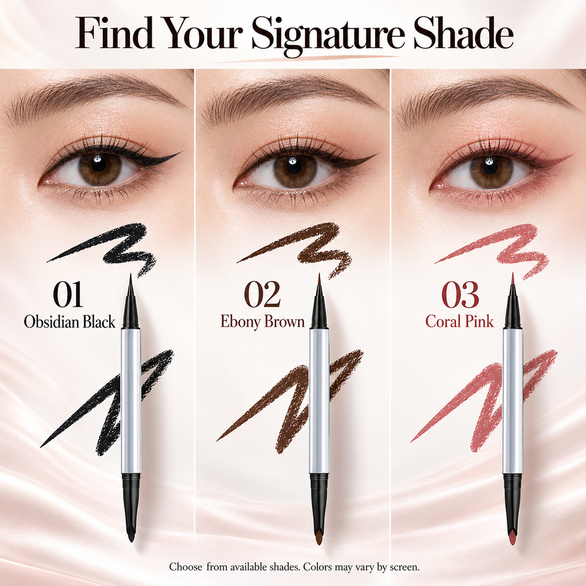 2-in-1 Dual-Ended Eyeliner – Gel & Liquid Precision
