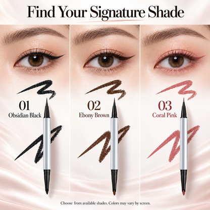 2-in-1 Dual-Ended Eyeliner – Gel & Liquid Precision