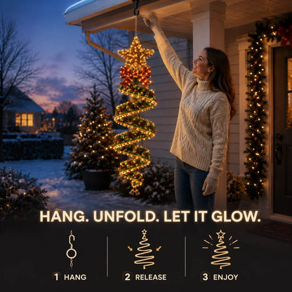 🎄Christmas Magic Spiral Hanging LED Light Collection
