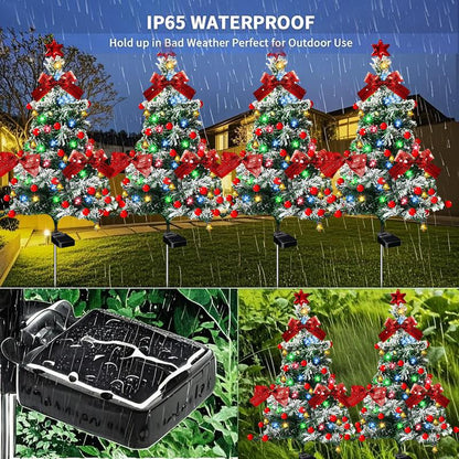 🔥Hot Sale 49% off🌟Upgrade Solar Christmas Trees Lights Outdoor Decoration Waterproof