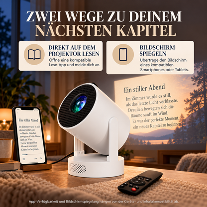 Multifunktionaler Leseprojektor