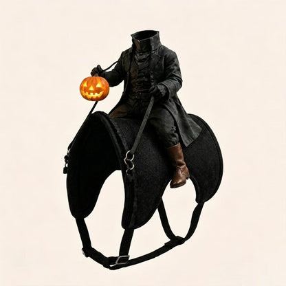 Puptailor Headless Horseman Pet Halloween Costume for Cat & Dog