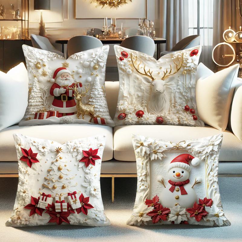 🔥Hot Sale 49% off🌟2D Christmas Pillow Cover Xmas Party Decoration