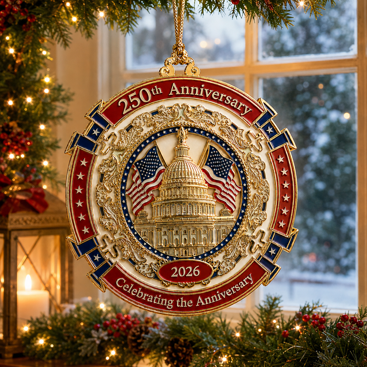 🔥250th Anniversary Commemorative Ornament –  Capitol
