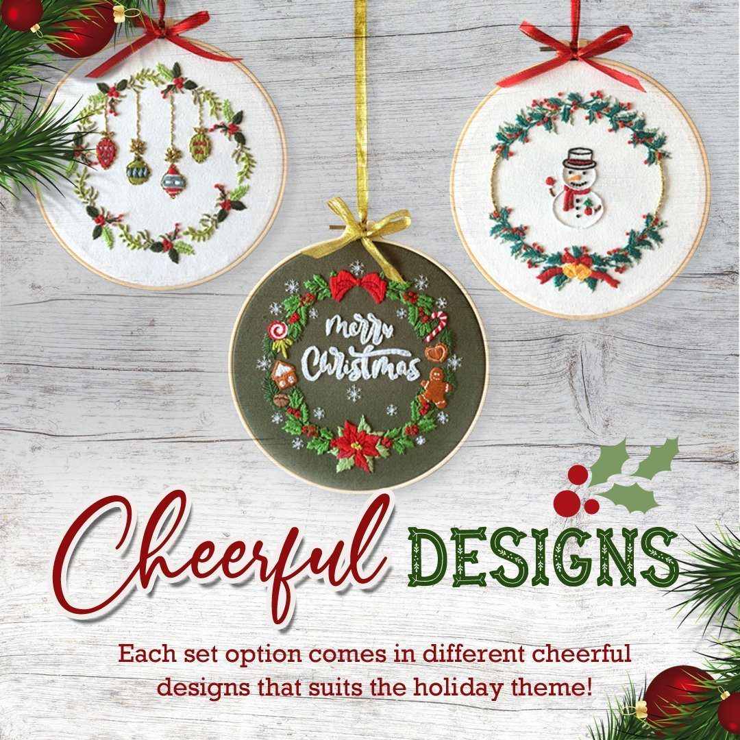🎄PERSONALIZED CHRISTMAS GIFTS🎄CHRISTMAS EMBROIDERY SET