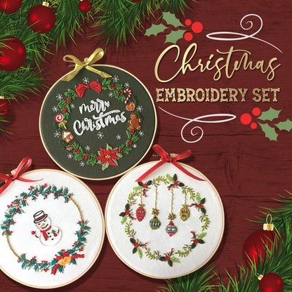 🎄PERSONALIZED CHRISTMAS GIFTS🎄CHRISTMAS EMBROIDERY SET