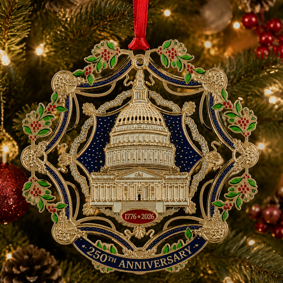 🔥250th Anniversary Commemorative Ornament – The Capitol