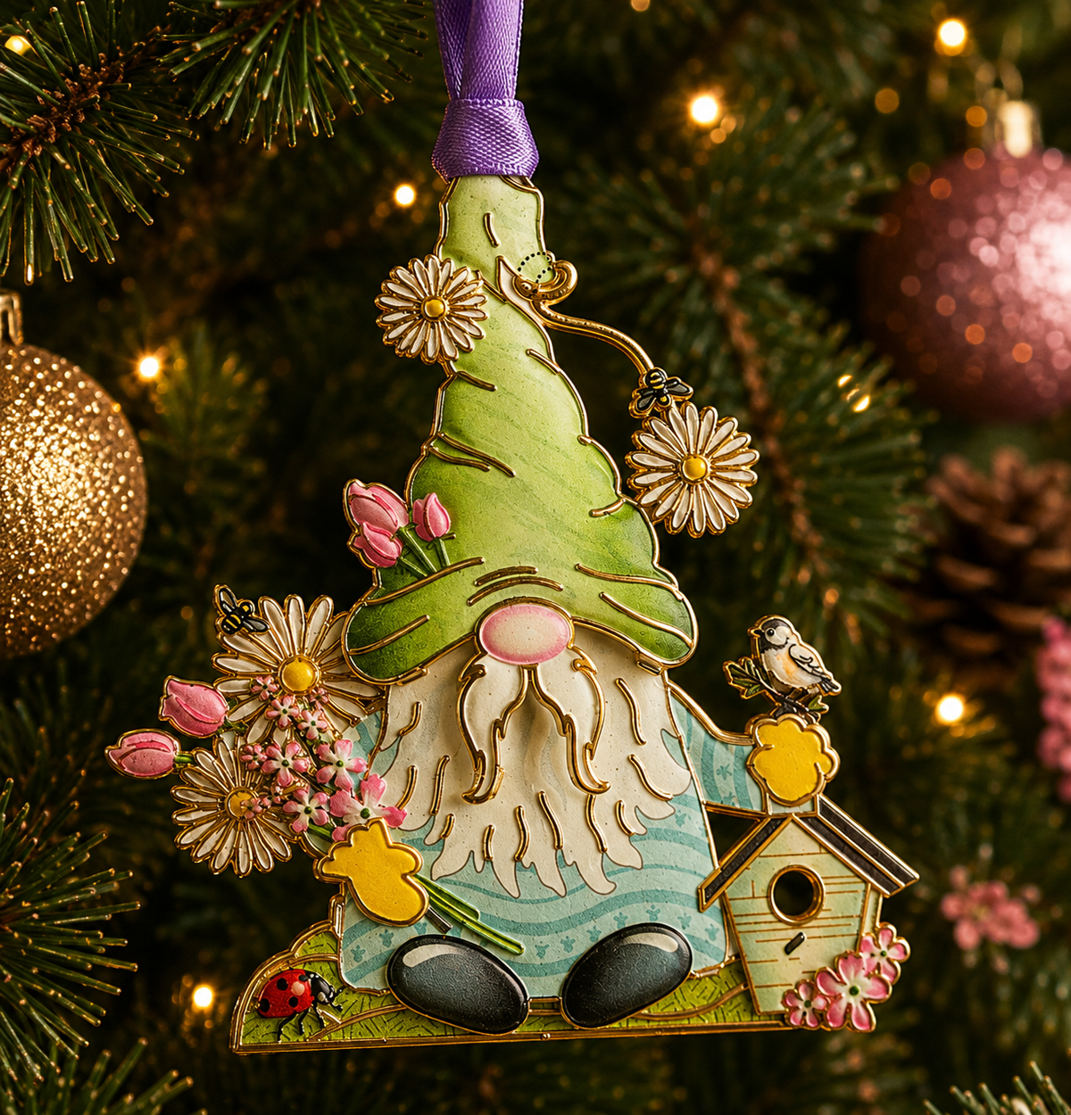 ⏰ Limited anniversary edition✨Gnome Christmas tree ornaments
