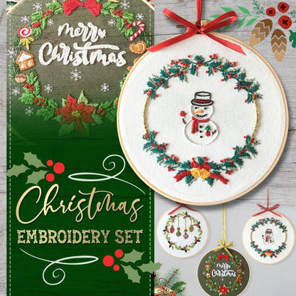 🎄PERSONALIZED CHRISTMAS GIFTS🎄CHRISTMAS EMBROIDERY SET
