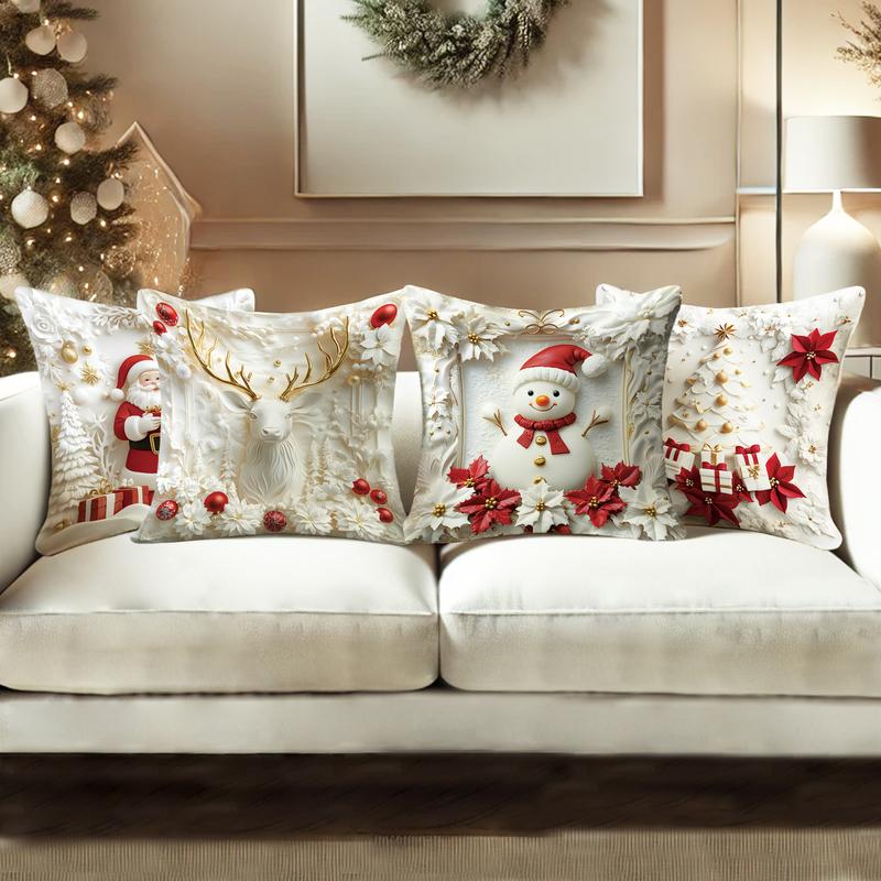 🔥Hot Sale 49% off🌟2D Christmas Pillow Cover Xmas Party Decoration