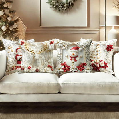 🔥Hot Sale 49% off🌟2D Christmas Pillow Cover Xmas Party Decoration