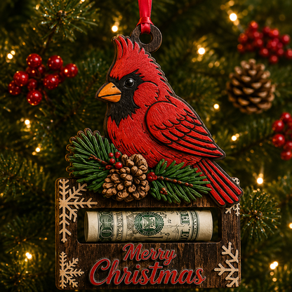Christmas Cash Gift Ornament | Money Holder Tree Decoration 10 Styles