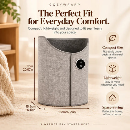 Adjustable-Temperature Heated Leg Warmers
