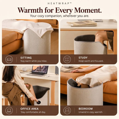 Adjustable-Temperature Heated Leg Warmers