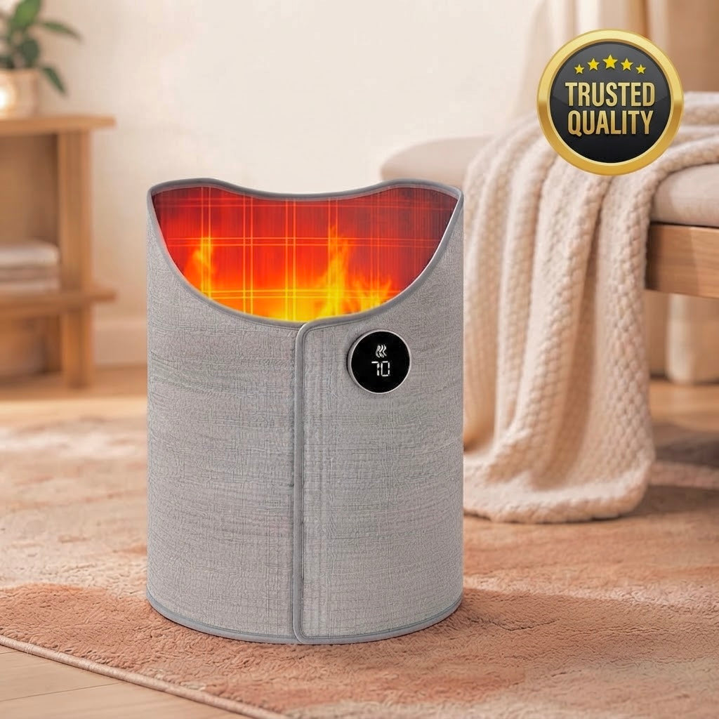 Adjustable-Temperature Heated Leg Warmers
