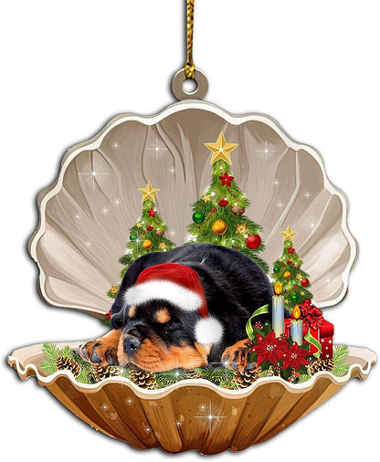 2024 Christmas Party Sleeping Dog Decoration