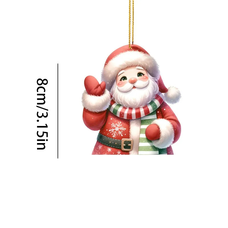 2026 New Christmas Tree Decoration Santa Claus Decoration