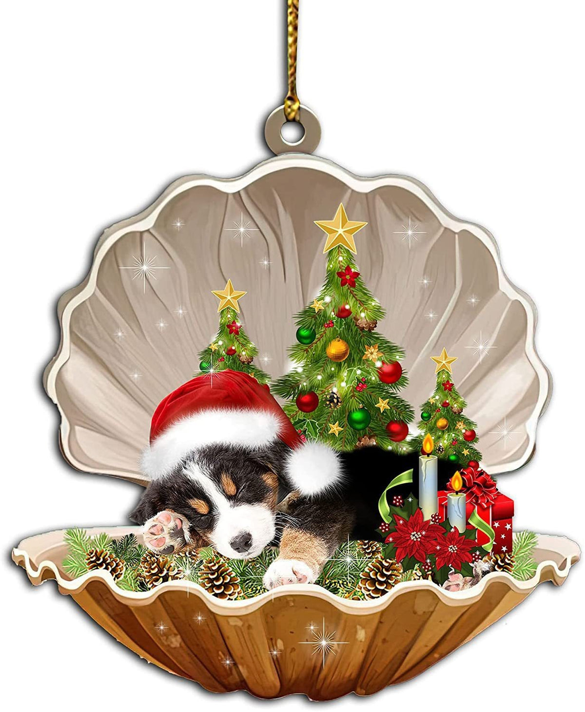 2024 Christmas Party Sleeping Dog Decoration
