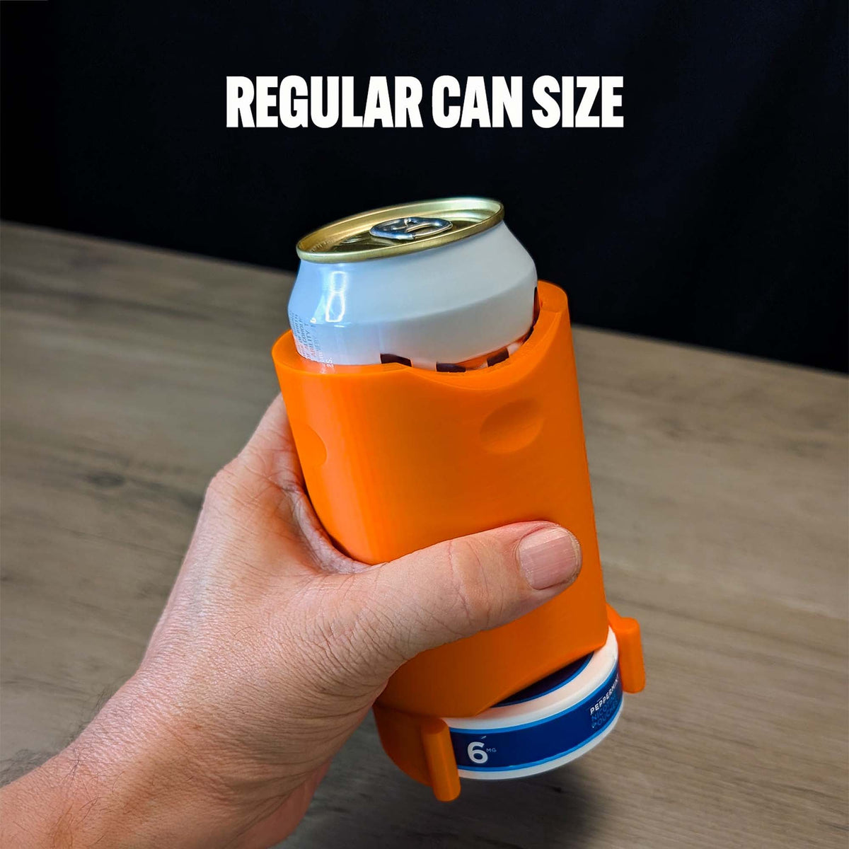 The Stacker Can Cooler and Pouch Tin Holder