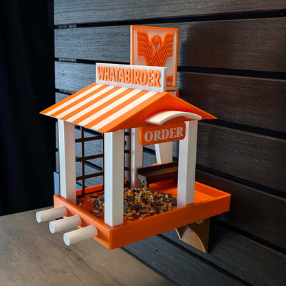 The Whatabirder Parody Bird Feeder | Classic or Cafe Style