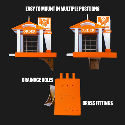 The Whatabirder Parody Bird Feeder | Classic or Cafe Style