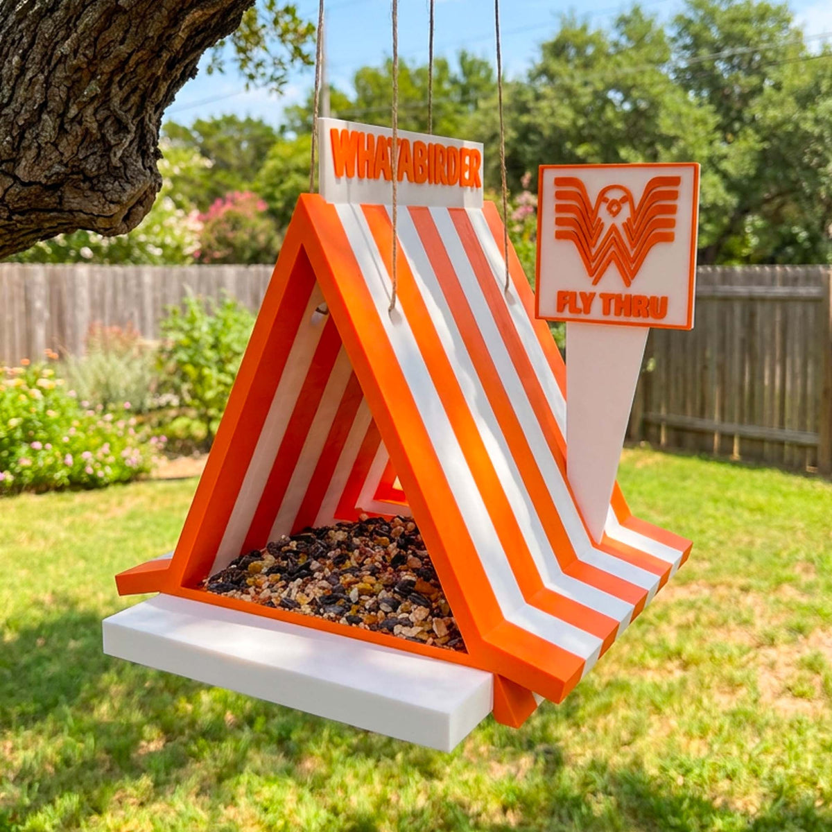 The Whatabirder Parody Bird Feeder | Classic or Cafe Style