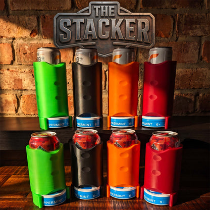 The Stacker Can Cooler and Pouch Tin Holder