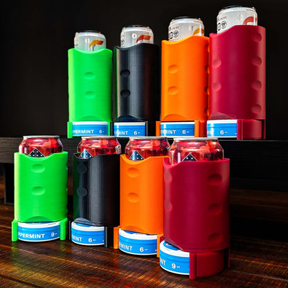 The Stacker Can Cooler and Pouch Tin Holder