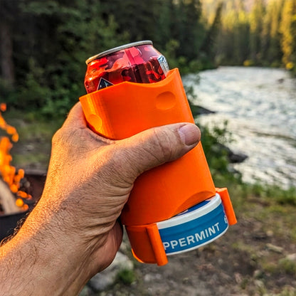 The Stacker Can Cooler and Pouch Tin Holder