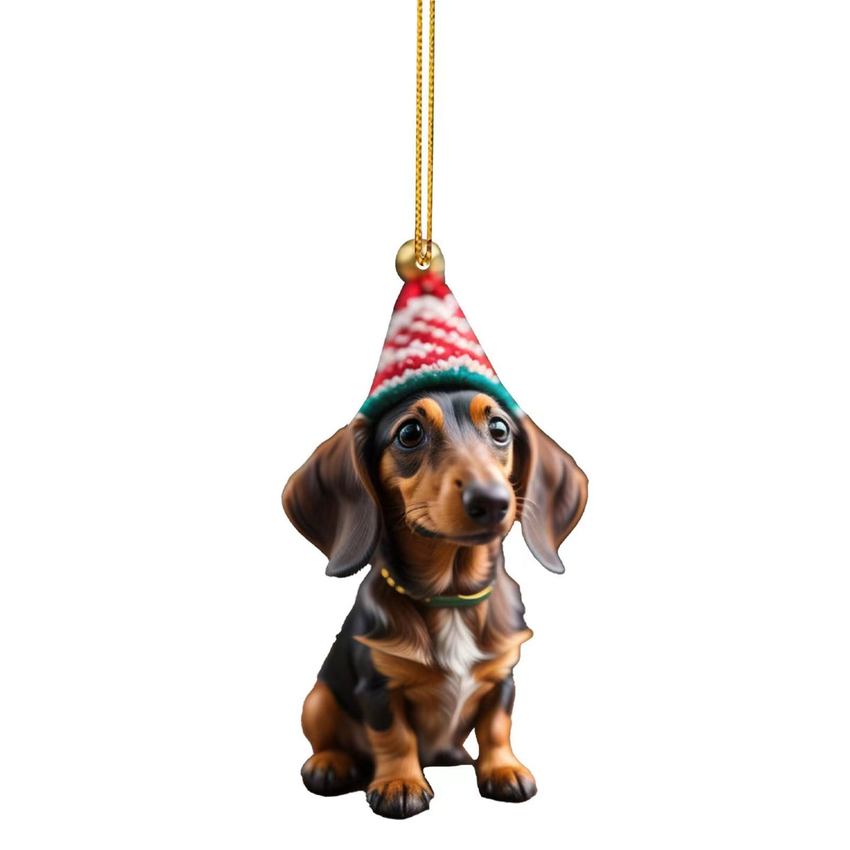 Christmas Cartoon Dog Christmas Tree Ornament