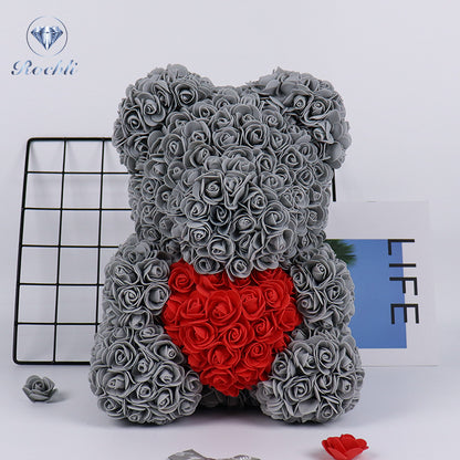 🎄Exclusive Christmas 60% discount🎄Preserved flower rose bear gift