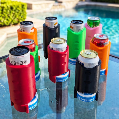 The Stacker Can Cooler and Pouch Tin Holder