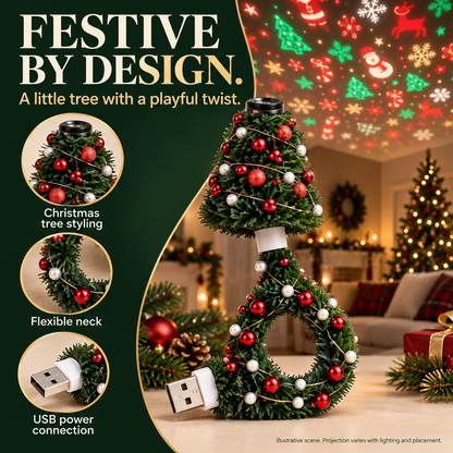 🎄A tree-inspired USB projection night light