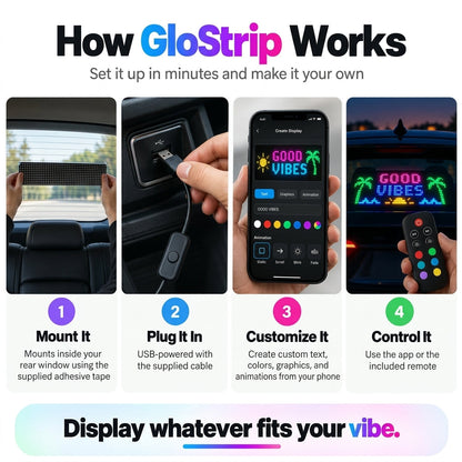 Pixel Drive Car Display