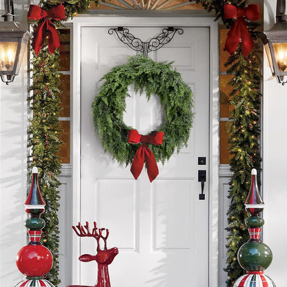 ✨LAST DAY ONLY 49% OFF🔥6 Ft 2Pcs Realistic Artificial Cedar Pine Garland