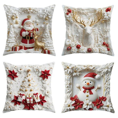 🔥Hot Sale 49% off🌟2D Christmas Pillow Cover Xmas Party Decoration