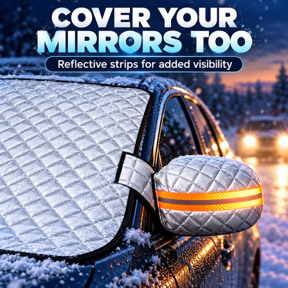 🚗All-Season Magnetic Windshield Cover – ❄️Snow, Frost & Sun Protection
