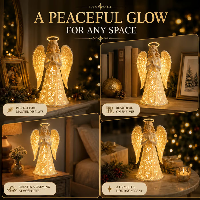 🔥Last Day 49% OFF✨Angel Christmas Guardian Light – A Symbol of Hope, Love & Protection