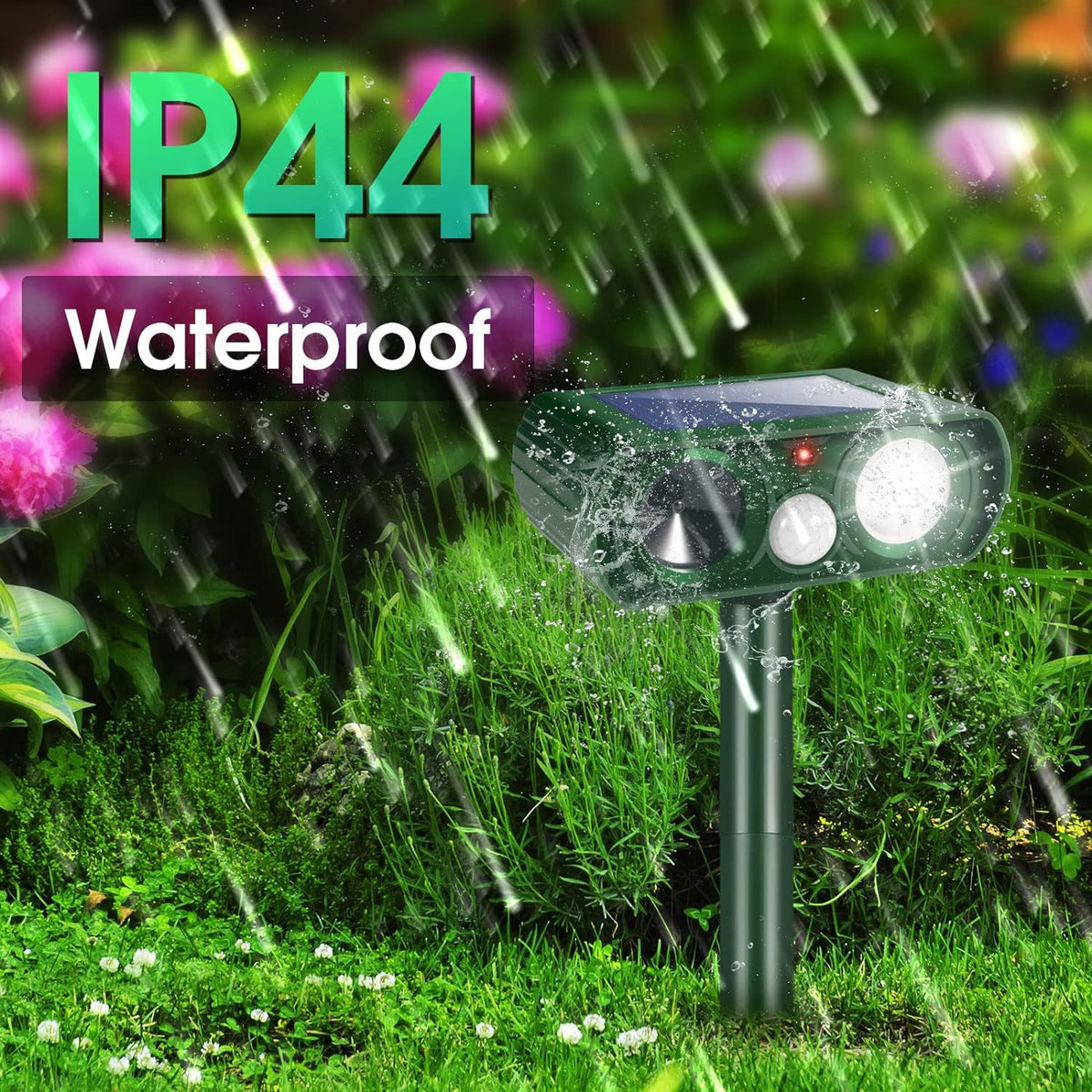 ⏳Time-limited Special⏰Outdoor Solar Powered Ultrasonic Animal Repeller🔊