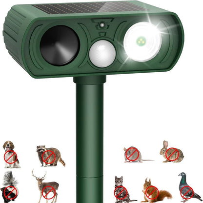 ⏳Time-limited Special⏰Outdoor Solar Powered Ultrasonic Animal Repeller🔊