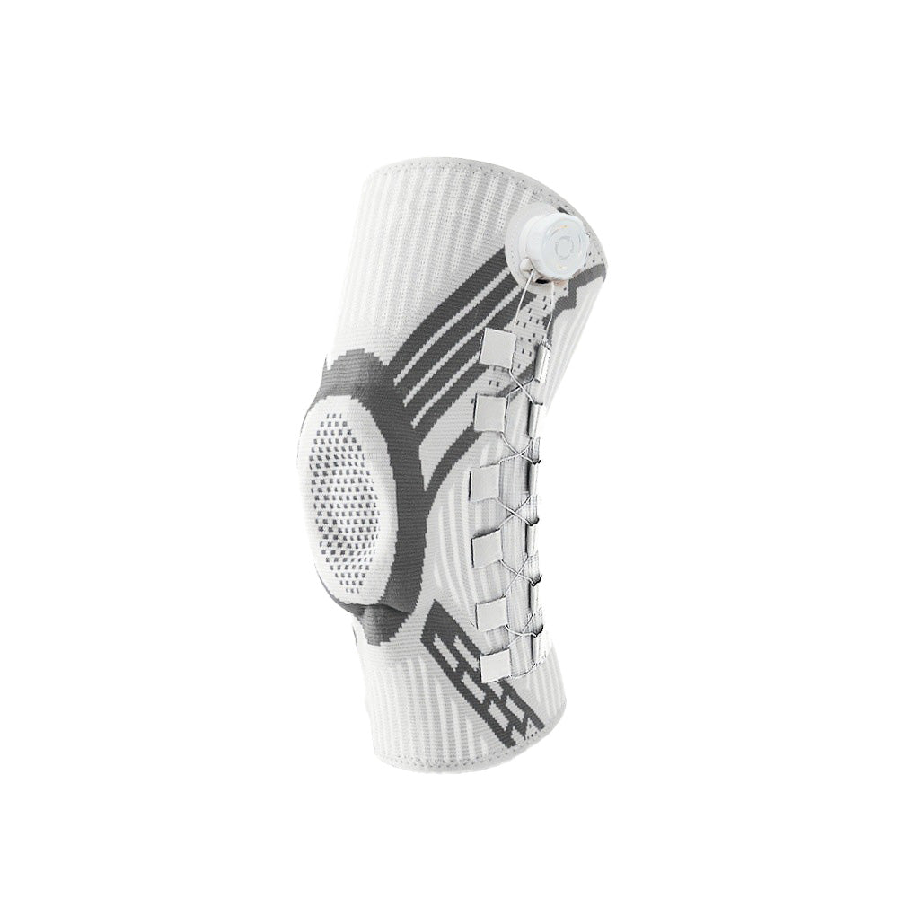 Dial-Adjustable Sports Knee Brace with Alloy Spring Support